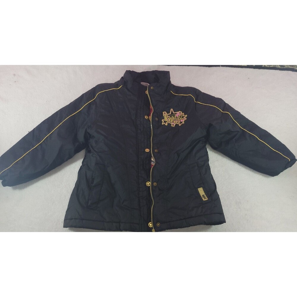 Rare Vintage Bratz Puffer Jacket Size 7/8 Core Character Art Y2K Collector Coat